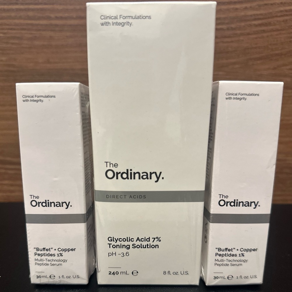 SALE‼️ NEW THE ORDINARY 3 PIECE SKINCARE SET SERUM BUNDLE DEAL